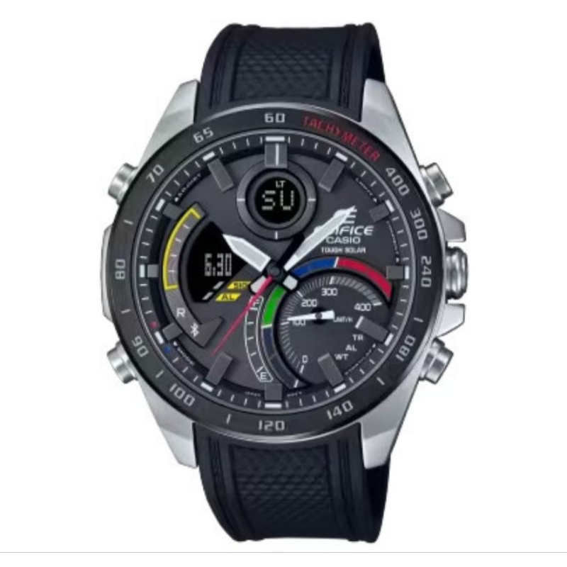 CASIO EDIFICE ECB-900MP-1ADF Jam Tangan Pria Rubber Original Garansi Resmi 2 Tahun