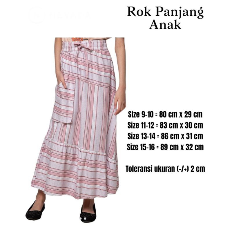 Rok Panjang Anak Cewek Nevada Keren