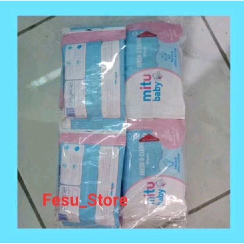 Tissue basah mitu baby sachet 24pcs