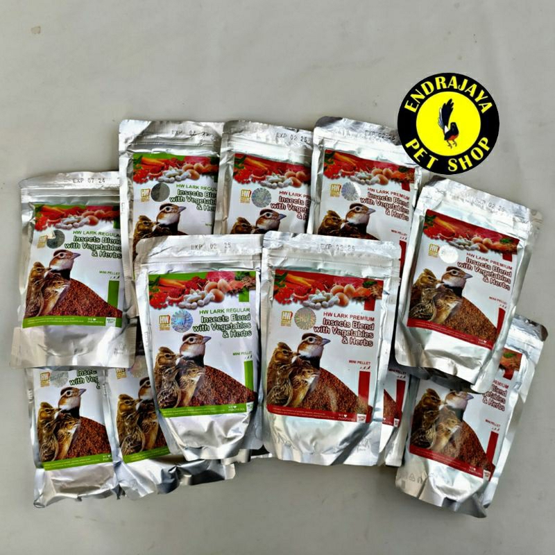 HW LARK PAKAN BURUNG BRANJANGAN | HW LARK REGULAR & HW LARK PREMIUM 220GRAM
