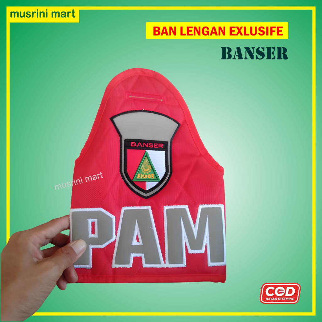 Ban Lengan Banser PAM Atribut banser Musrini Mart