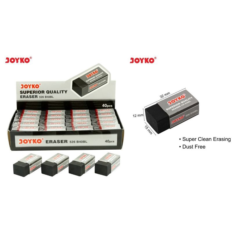 

Penghapus Pensil Joyko 526 B40BL