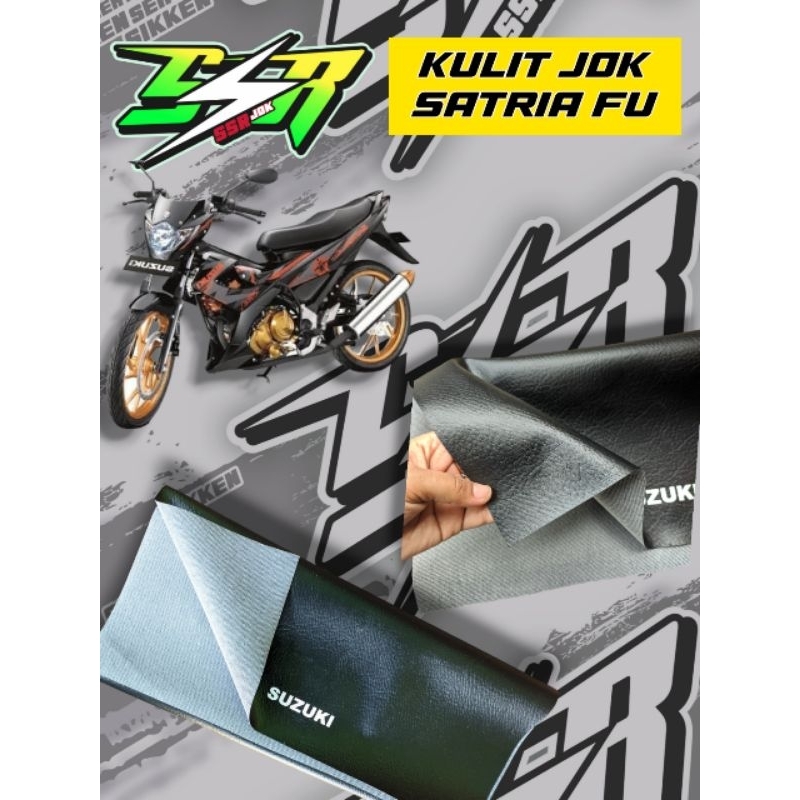 Kulit jok cover jok motor SATRIA FU ORIGINAL VAKUM ukuran standard bahan terbaik berkualitas termura