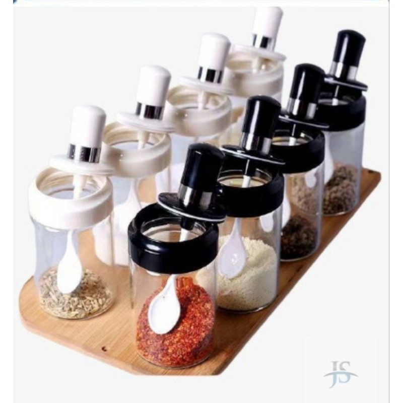 Botol Bumbu Kaca + Sendok