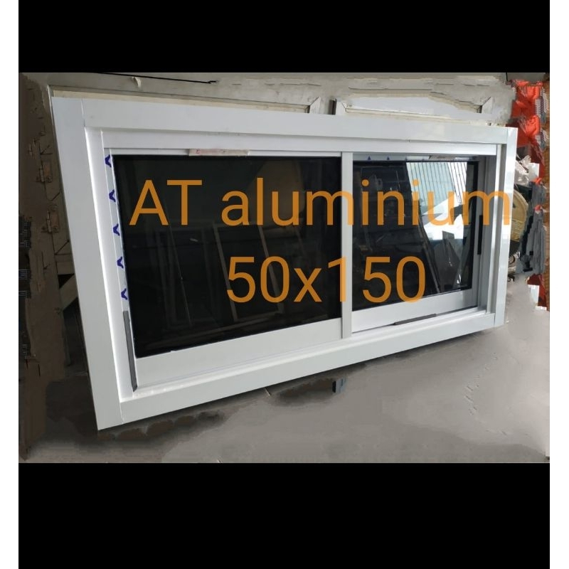 jendela sliding 50x150 aluminium