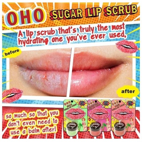 OHO sugar lip scrub | Perawatan Bibir