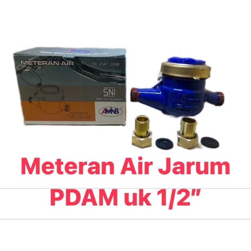 Meteran Air Jarum PDAM 1/2"