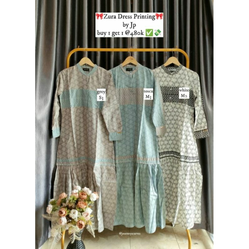 Zura Dress Printing By Journey