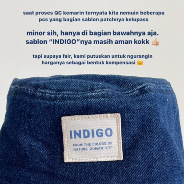 Indigo Bucket Hat | Rkived Series by Epilogue Studio