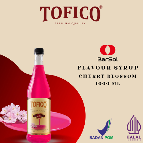 

Tofico Syrup Cherry Blossom 1000 Ml - Barsol Indonesia