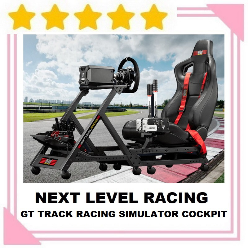 Next Level Racing GT Track Kursi Gaming Cockpit Simulator Gamer Chair PC PS4 PS5 Logitech G29 G923 T