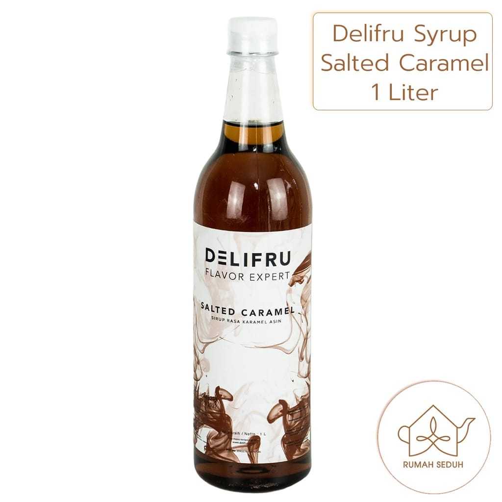 

Syrup Salted Caramel Delifru 1000ml - Sirup Rasa Karamel Asin Premium1L / liter