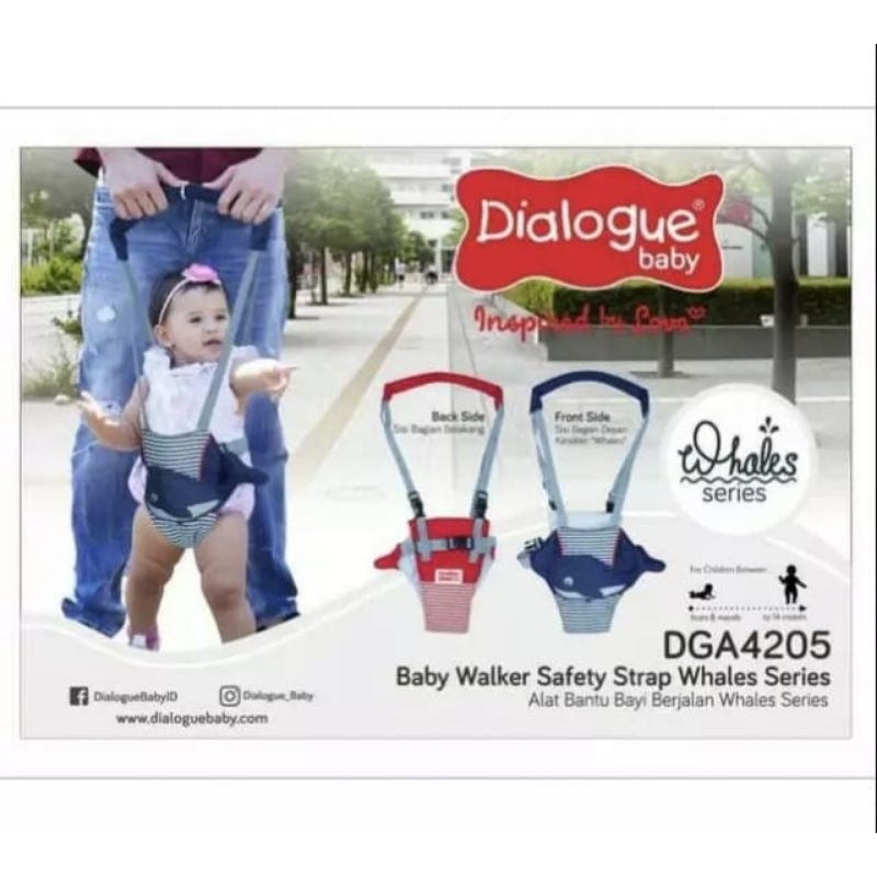 DIALOGUE BABY WALKER SAFETY STRAP WHALES SERIES DGA 4205