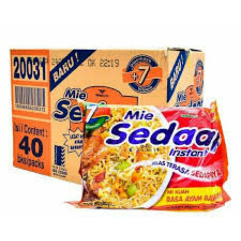 

mie sedap ayam bawang berat 70g.1dus isi 40pcs