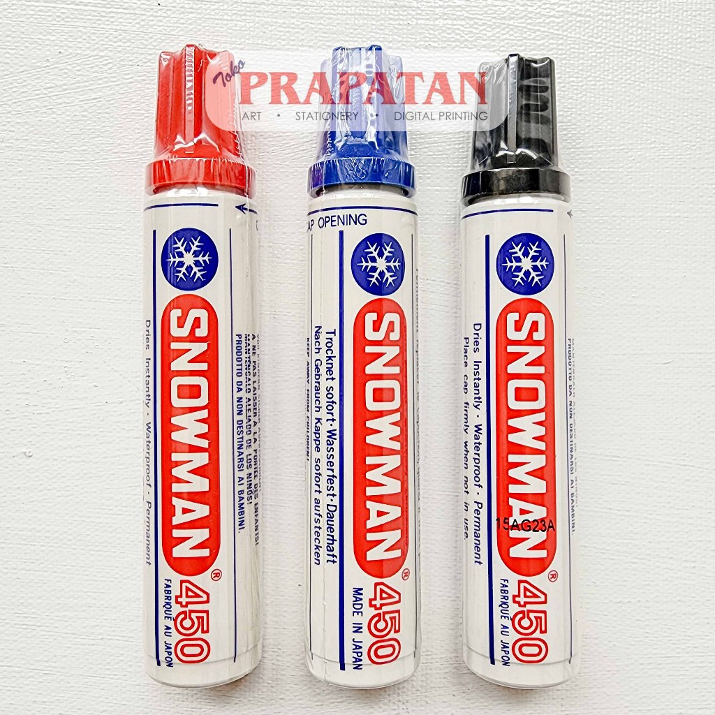 

Snowman Permanent Marker Besar 450 | Spidol Permanen