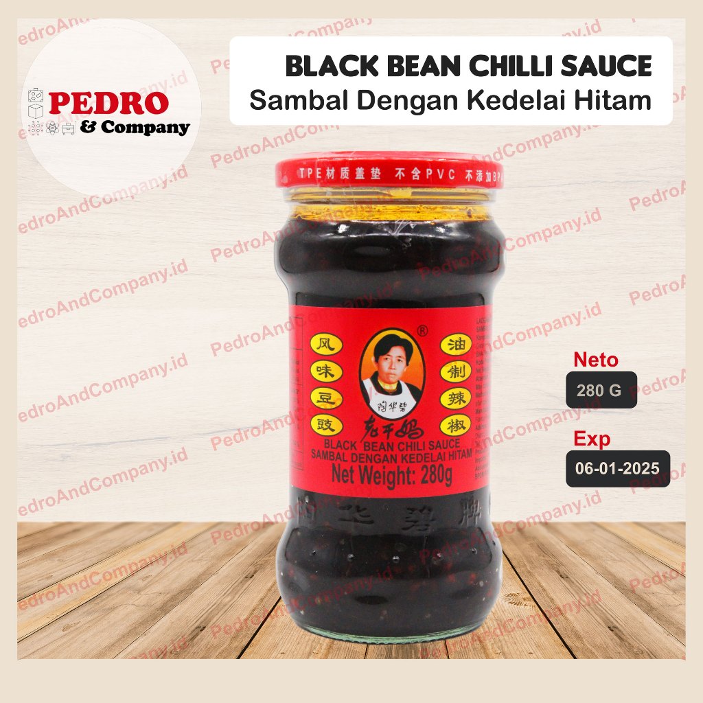 

Lao Gan Ma - Sambal kedelai hitam/ black bean chili sauce 280 gr - laoganma