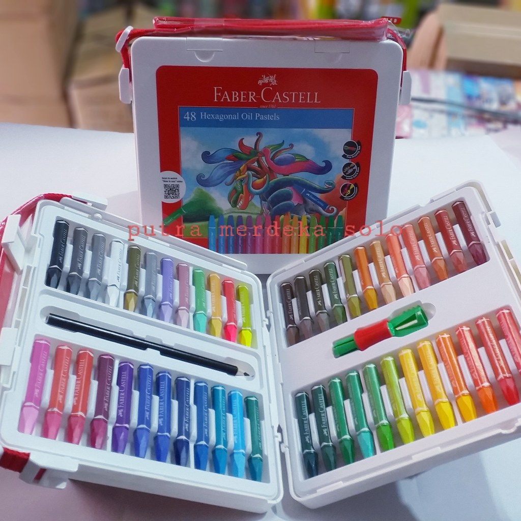 

Pastel / Crayon Faber 48 Warna , Oil Pastel Faber Castell 48 Warna