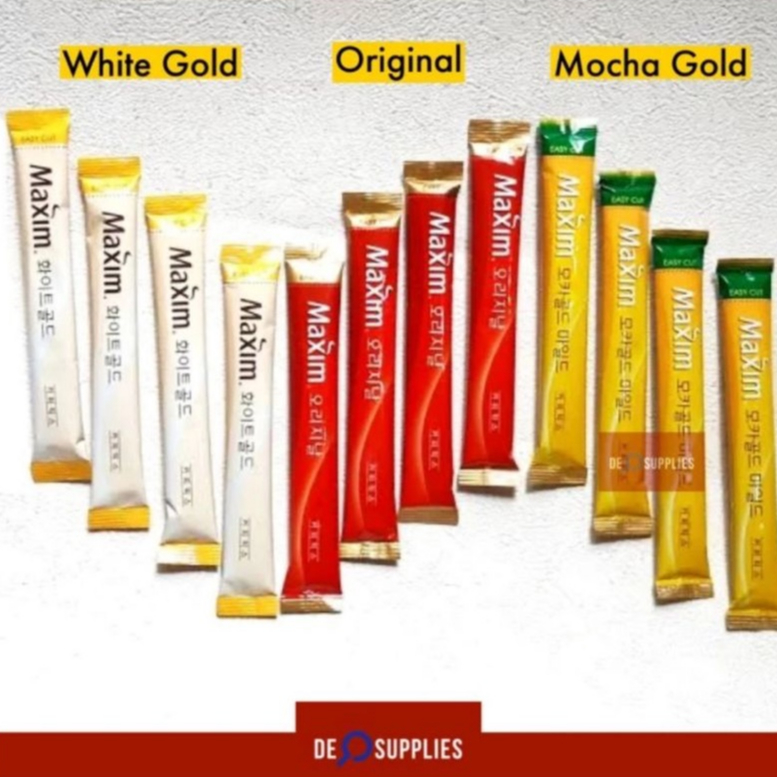 

Maxim Coffee White Gold 12gr (1pc) - Kopi Korea Viral Drakor