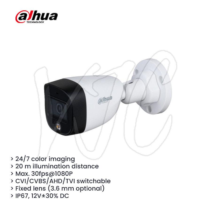 CCTV Full-Color Dahua Fixed-Lens