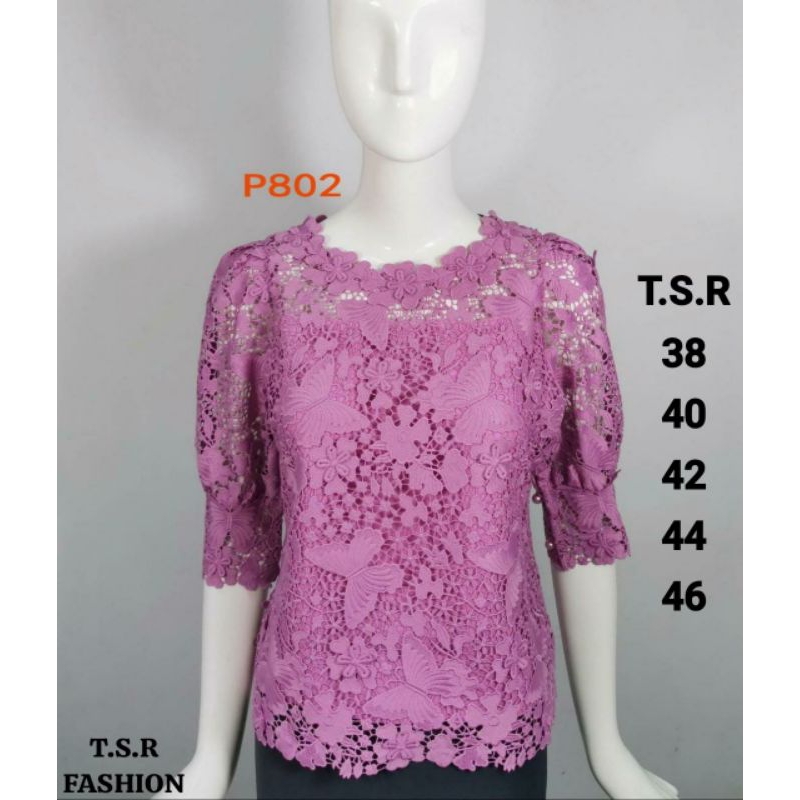 Atasan Blouse Pink Butik Casual Wear Sultan Import Bangkok Blouse Pink Butik Modis Butterfly