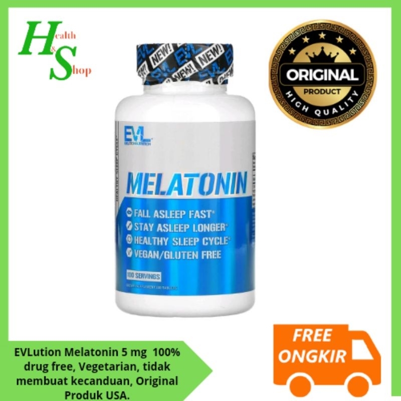 EVLution Melatonin 5 mg, 100 Tablets
