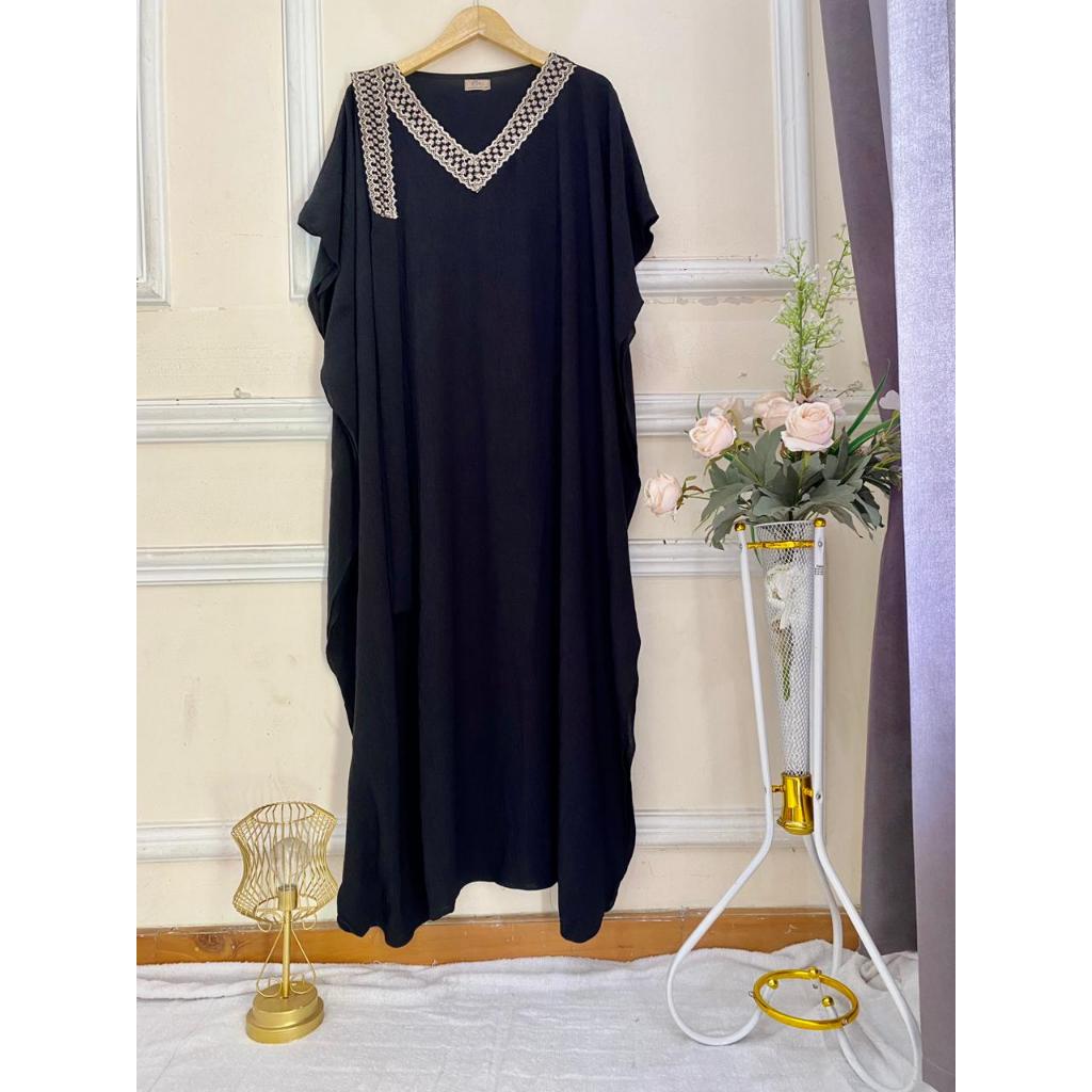 Kaftan Tsamira gamis muslimah kekinian ld 160cm