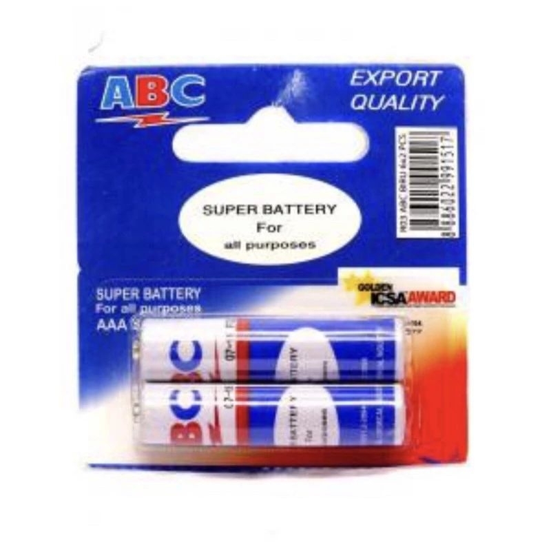 BATERAI ABC BIRU BATERAI AAA