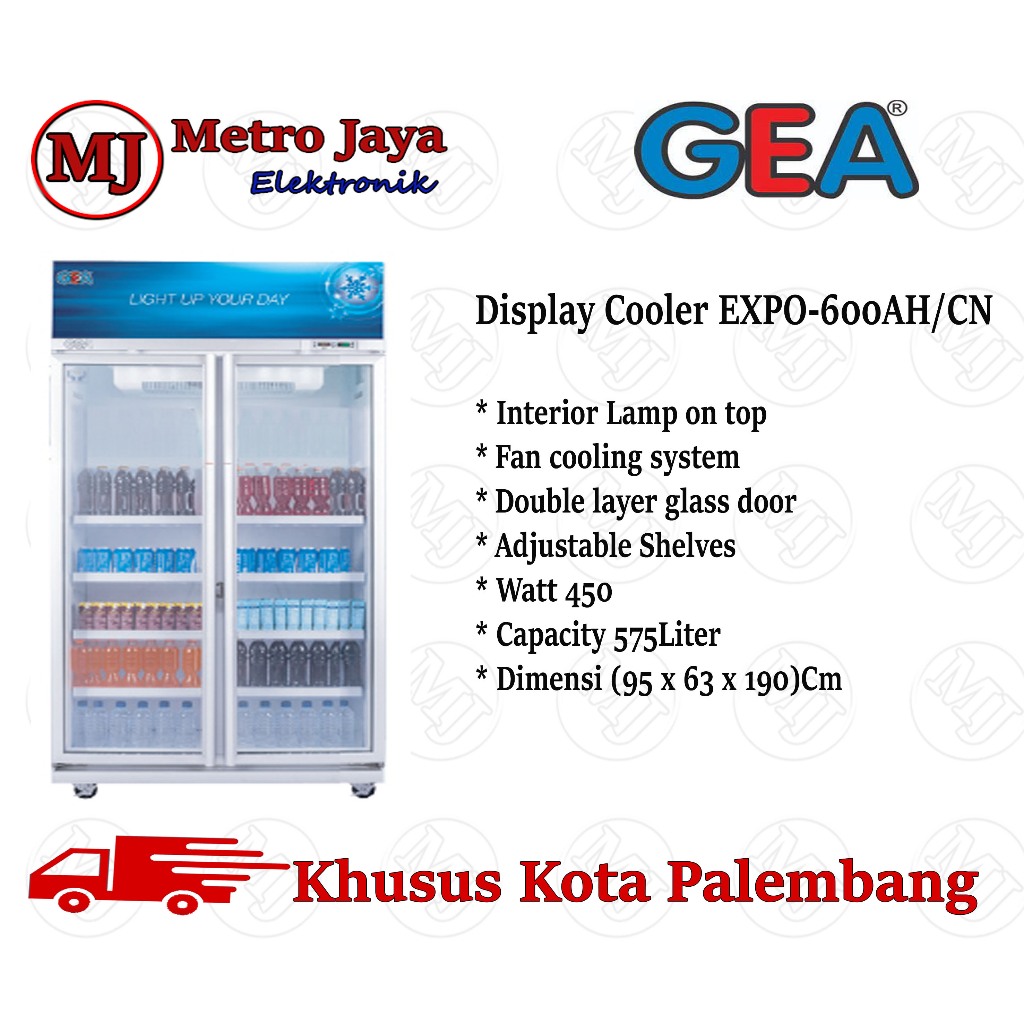 SHOWCASE 2 Pintu GEA EXPO 600 CHILLER GEA LEMARI PENDINGIN