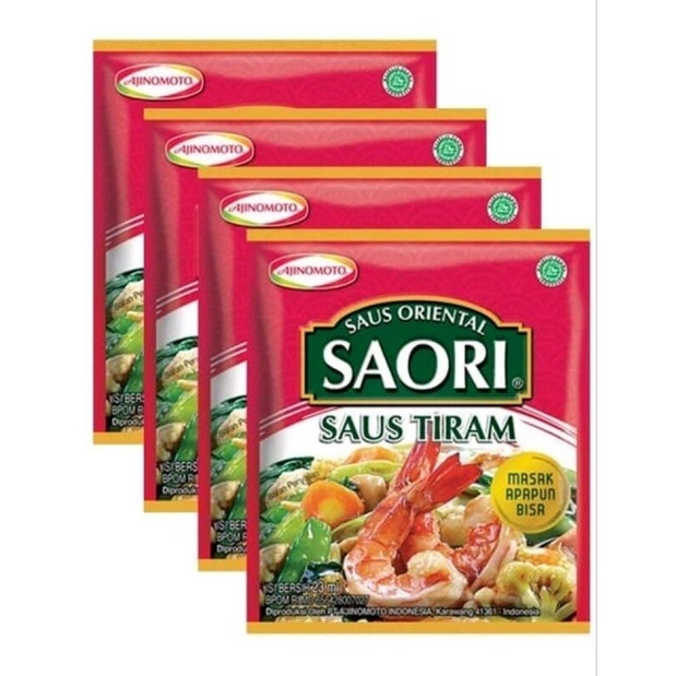 

SAORI SAOS TIRAM SACHET (1 RENCENG)