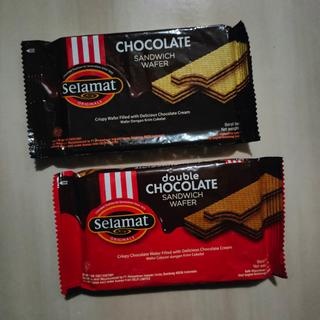 

SELAMAT WAFER CHOCOLATE SANDWICH 45GR 1 BOX ISI 10 | WAFER COKLAT