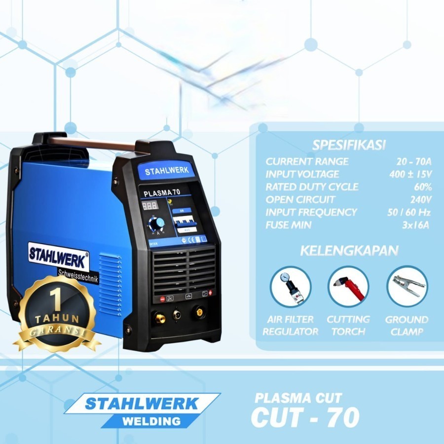 Stahlwerk CUT-70 Mesin DC Plasma Cutting 70A