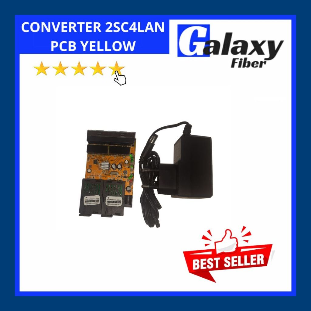 Converter 2fo4lan converter 2SC4RJ pcb include adaptor