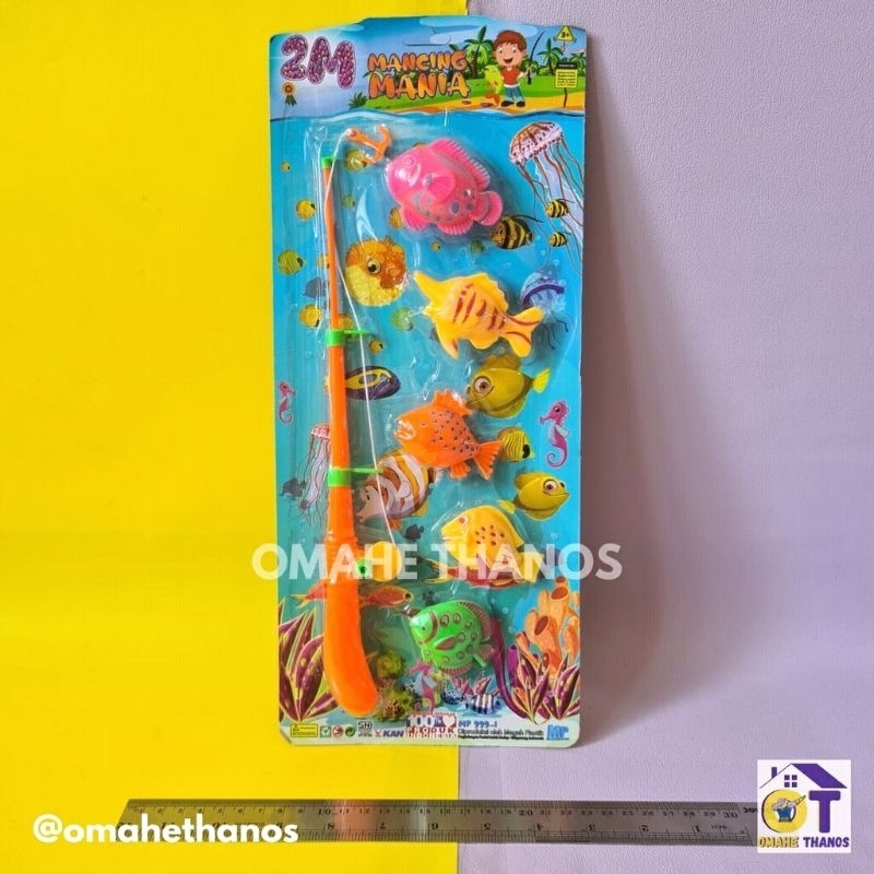 Mainan Mancing Mania KECIL / Mancing Yuk / Mainan Pancing Ikan murah / Mainan memancing