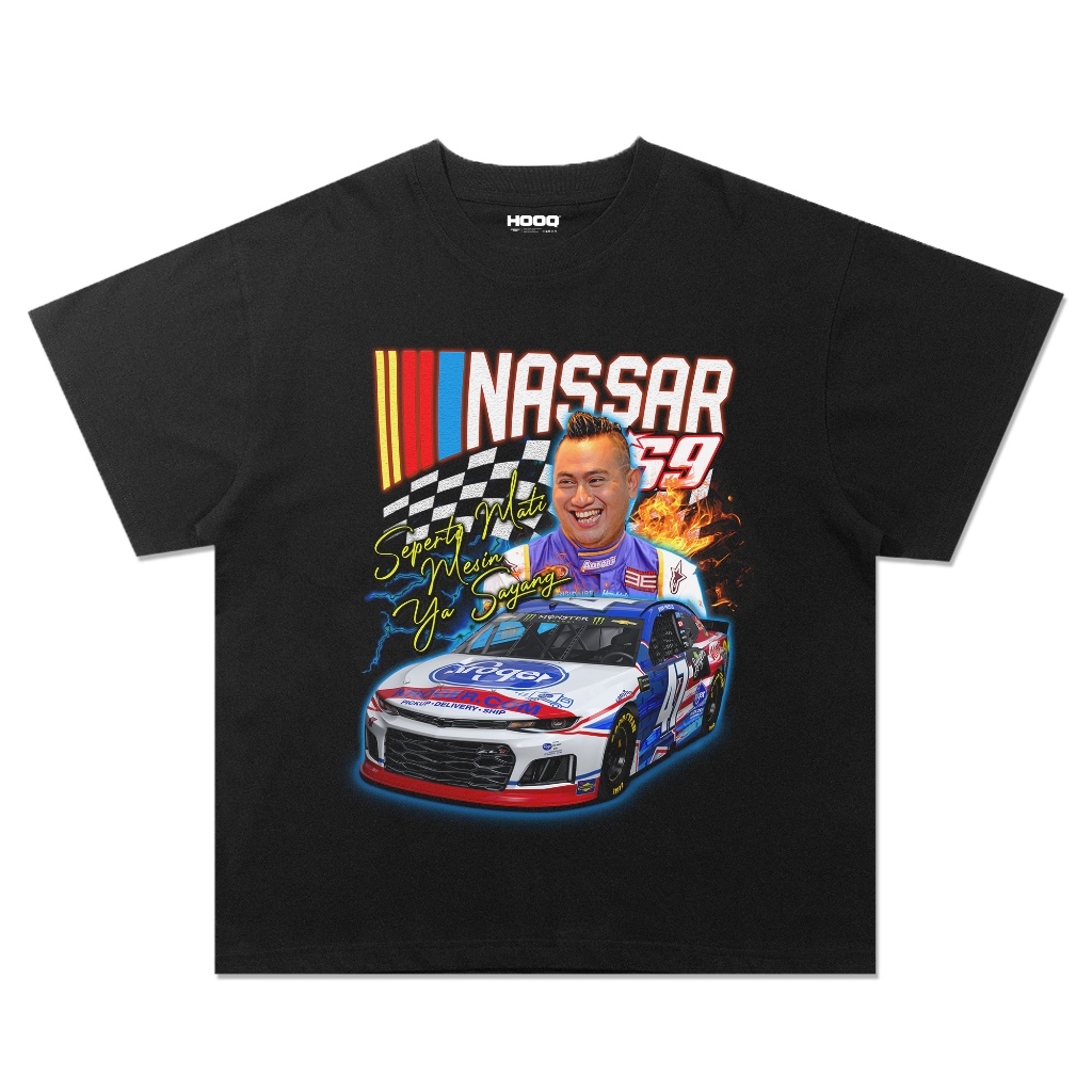 Kaos Nassar KDI Nascar Oversize Black