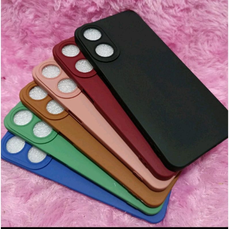 SOFTCASE OPPO A58 5G CANDY MACARON PELINDUNG KAMERA/ PRO CAMERA BAHAN TEBAL DAN BAGUS