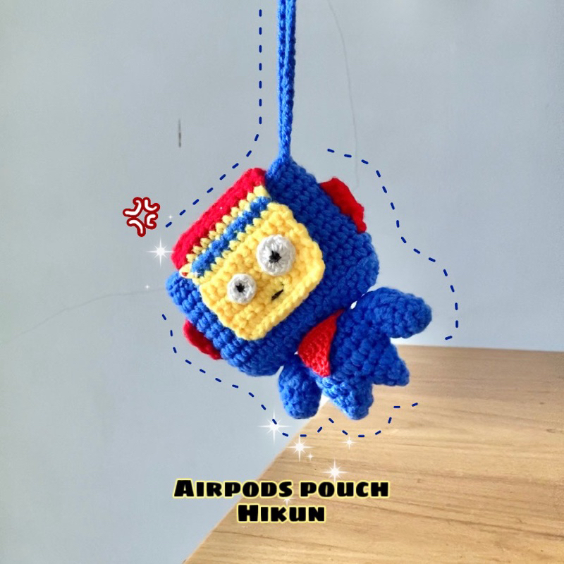 crochet pouch truz / airpods pouch / airpods case