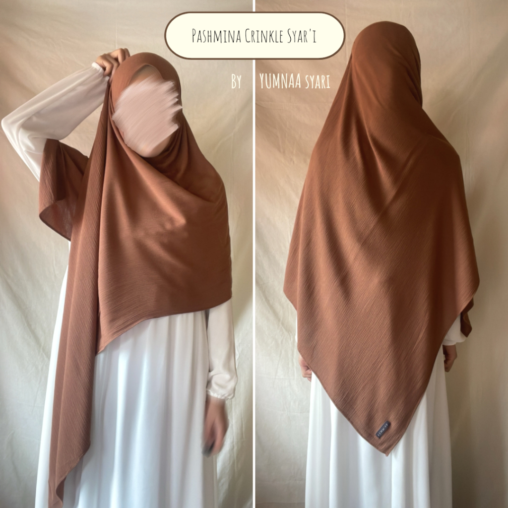 Pashmina Crinkle Syari 200x75 | Yumnaa