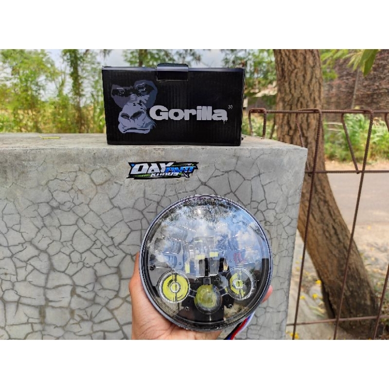 lampu daymaker gorilla dot sae 16 LED 5,75 inch by gorilla daymaker daymarker lampu daymeker lampu d