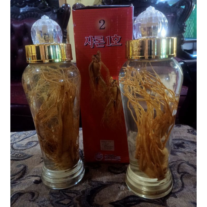 

Gingseng merah korea lengkap plus botol