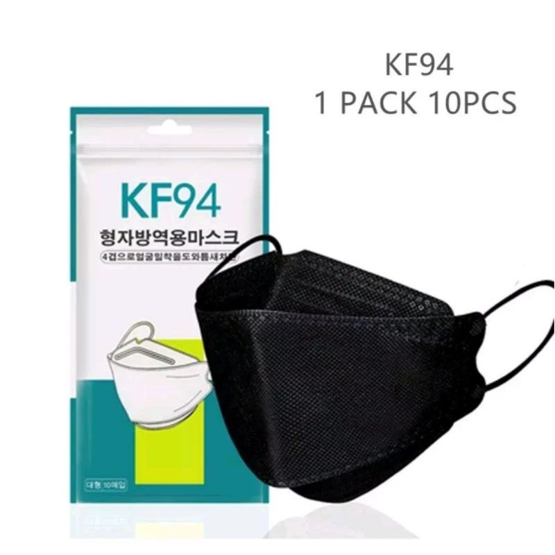 MASKER KF94 4PLAY HITAM DAN PUTIH