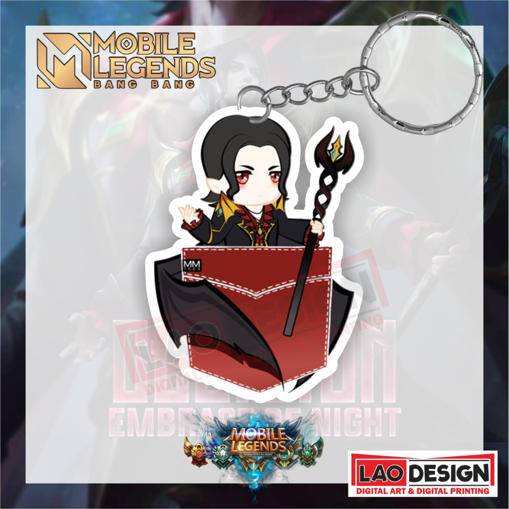Gantungan Kunci Cecilion Mobile Legend - Gantungan Kunci Akrilik - Ganci Akrilik - Gantungan Kunci H
