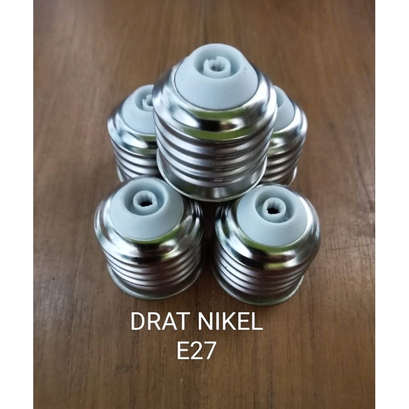 Drat lampu Nikel E 27