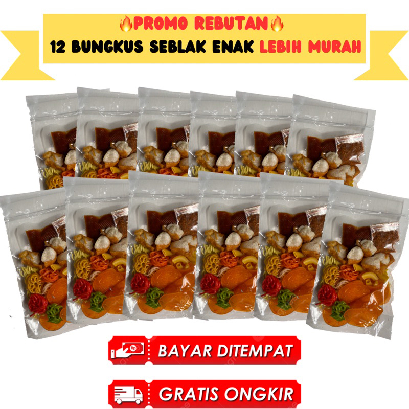 

12 Bungkus Seblak Enak Bumbu Basah