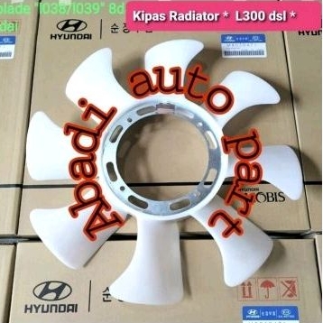 fan blade kipas radiator L300 Merek Hyundai MB050471original