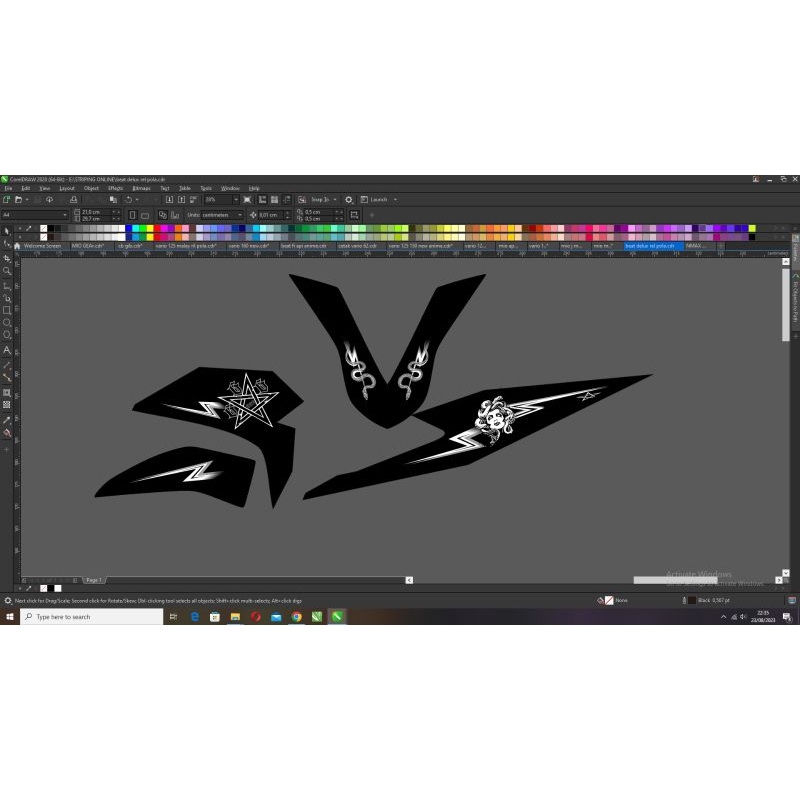 striping beat deluxe medusa