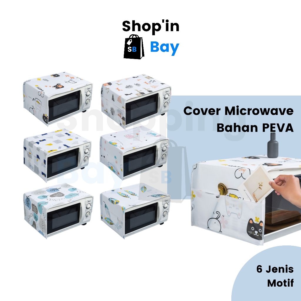 Cover Microwave / Cover Penutup Microwave / Cover Oven / Pelindung Penutup Microwave PEVA