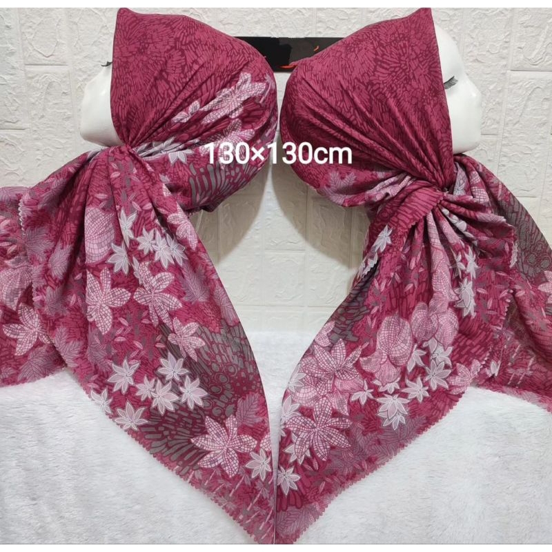 Segiempat Motif Voal Denay Syar'i/Jumbo