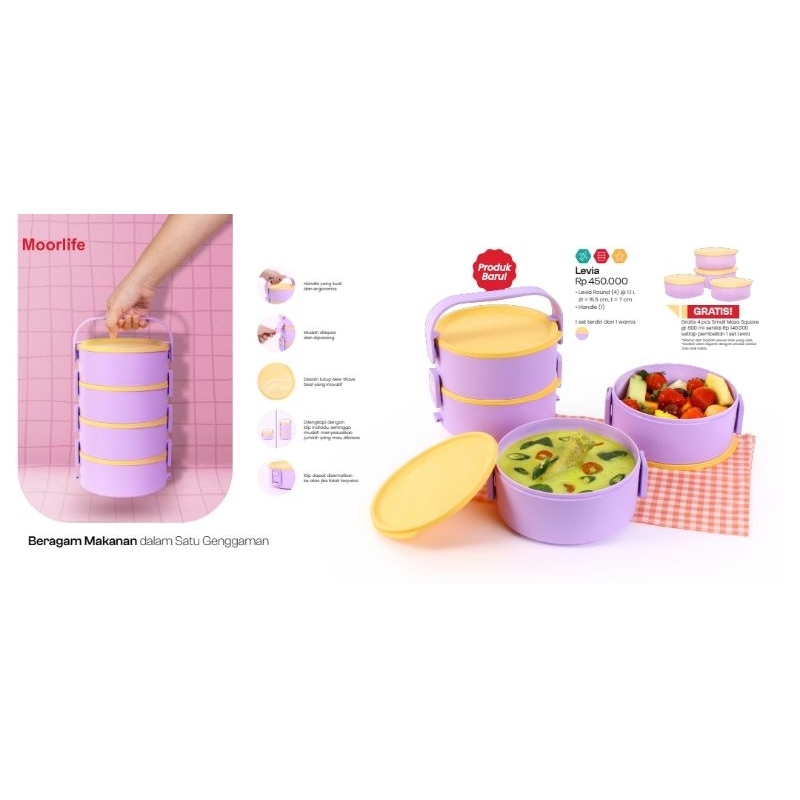 LEVIA RANTANG 4 SUSUN MOORLIFE