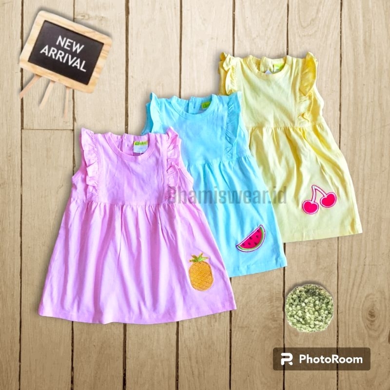 1y 2y Dress Anak Bordir Eyka Baby
