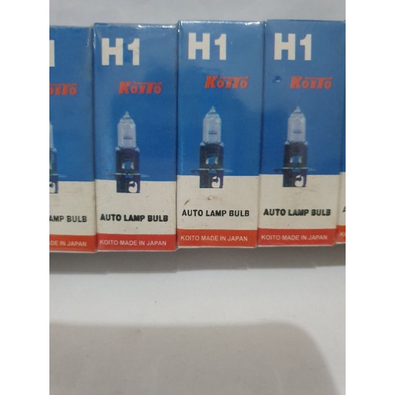 H1Koito Halogen Auto Lamp Bulb Bohlam Lampu 12V 100W 0433E Made In Japan